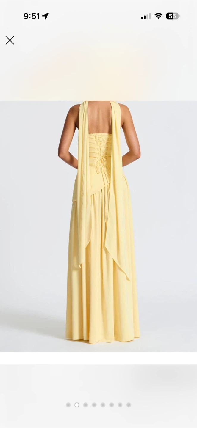 MALIYAH Maxi Dress - Yellow - photo 2