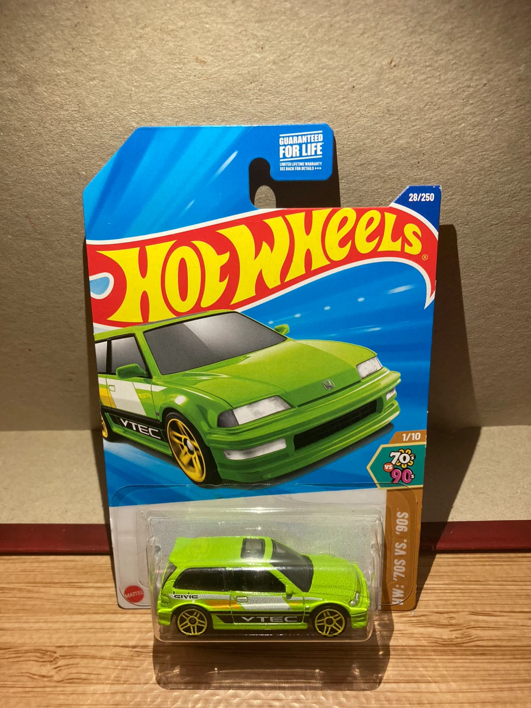 Hot Wheels / 90 Honda Civic EF / Green