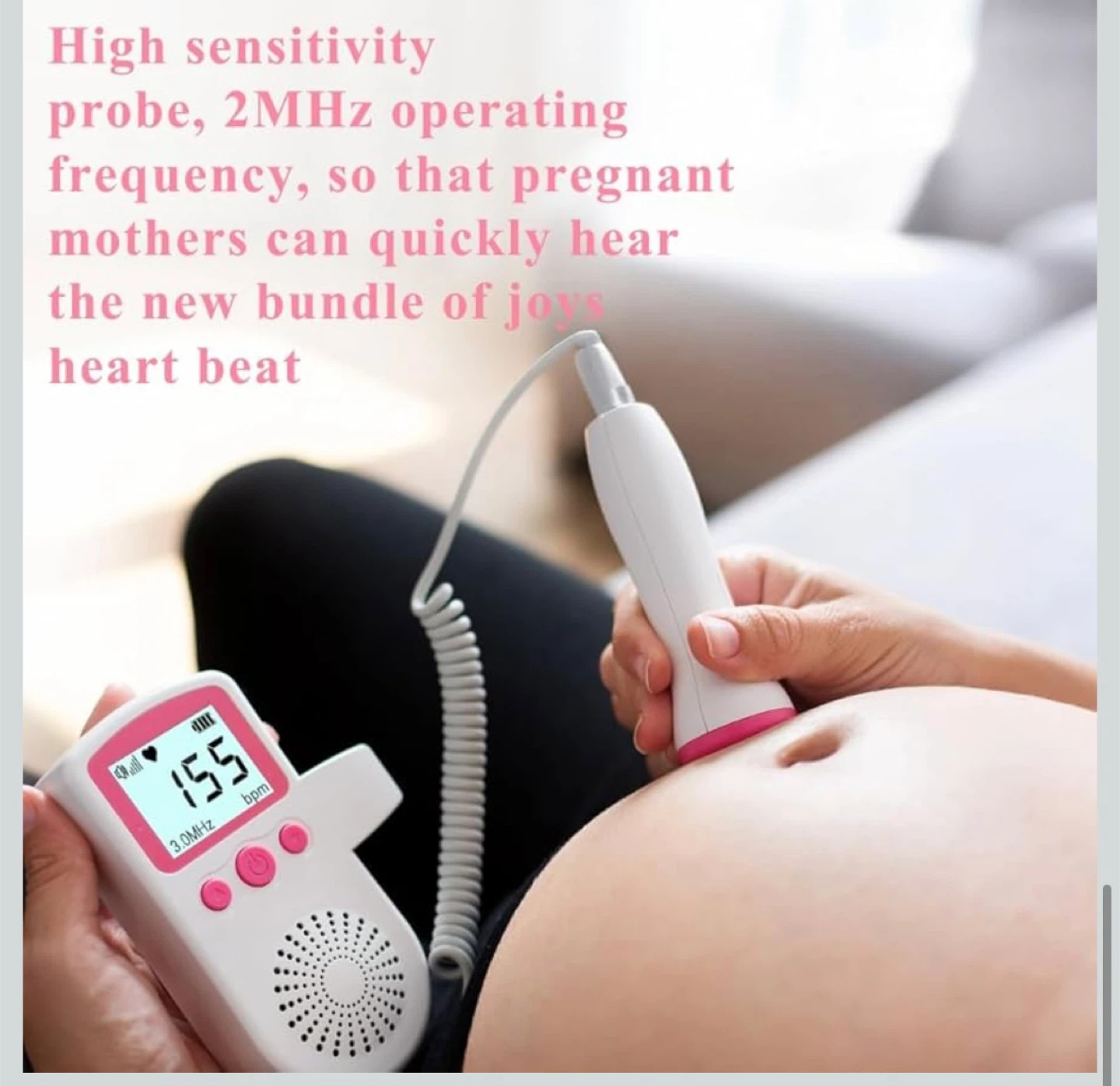 New Baby Heartbeat Monitor Fetal Doppler. Brand New. - photo 5