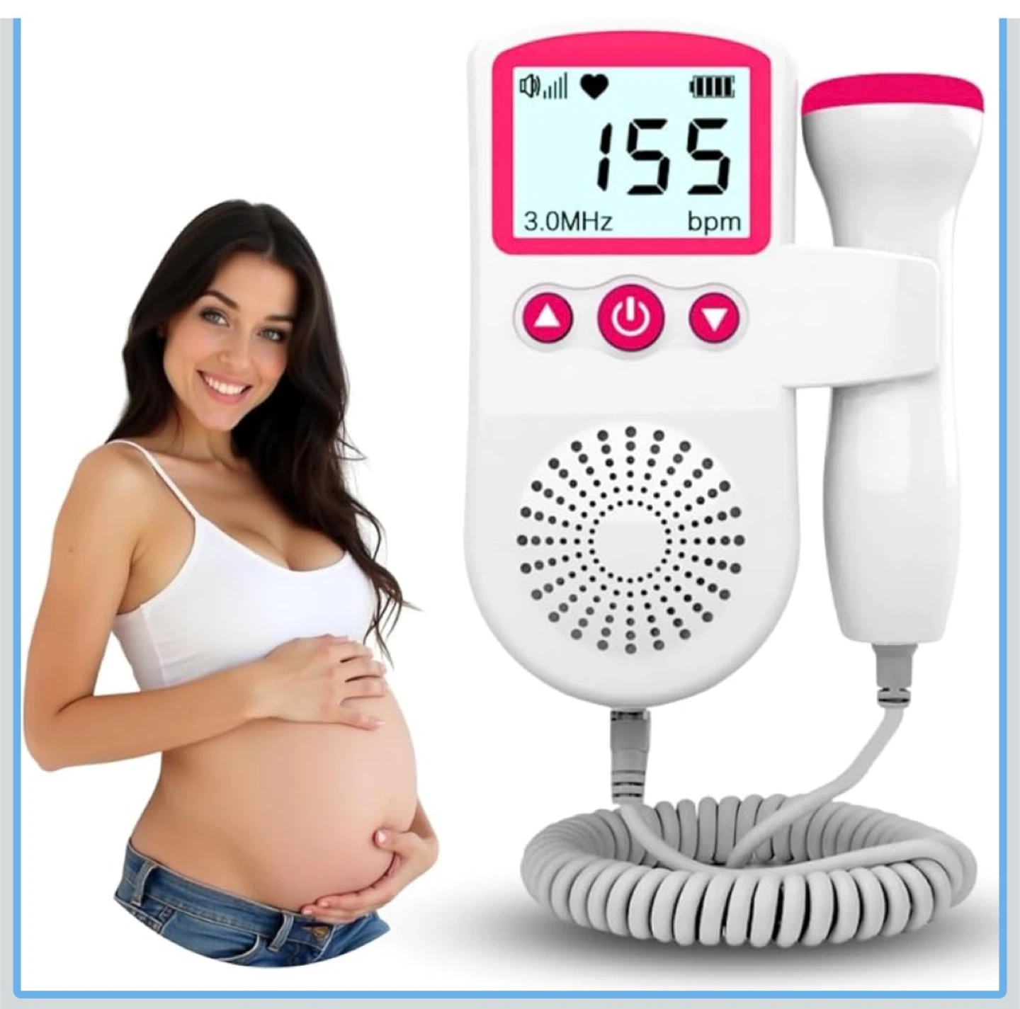 New Baby Heartbeat Monitor Fetal Doppler. Brand New.