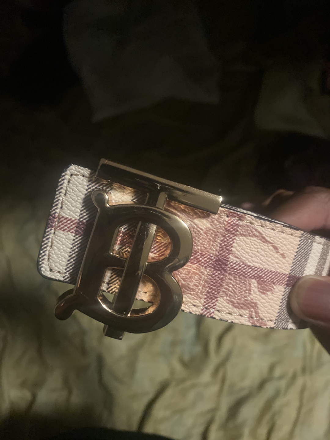 Burberry Monogram TB Belt (45$)