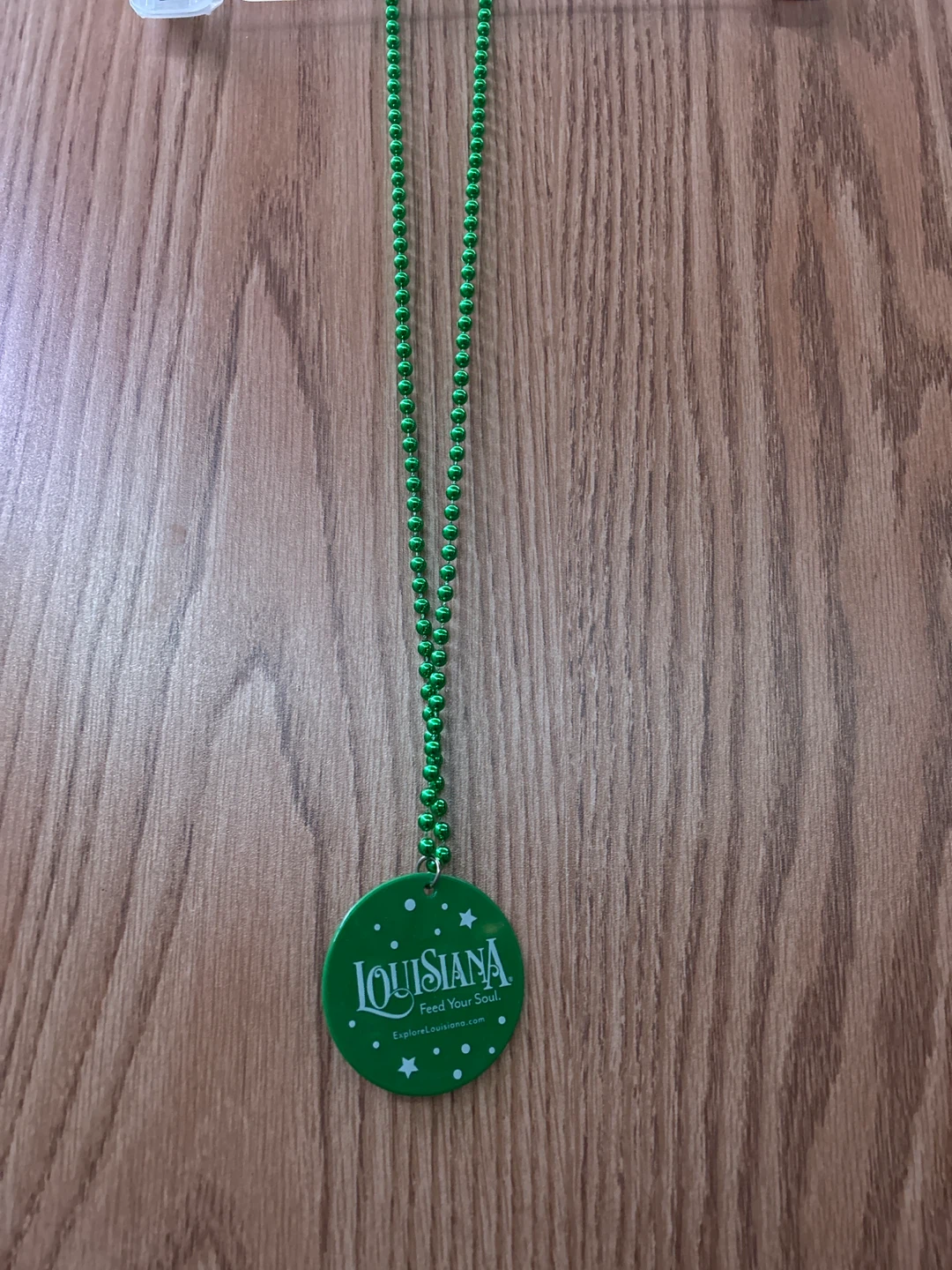 🥕 Mardi Gras Louisiana Green Beads - photo 2
