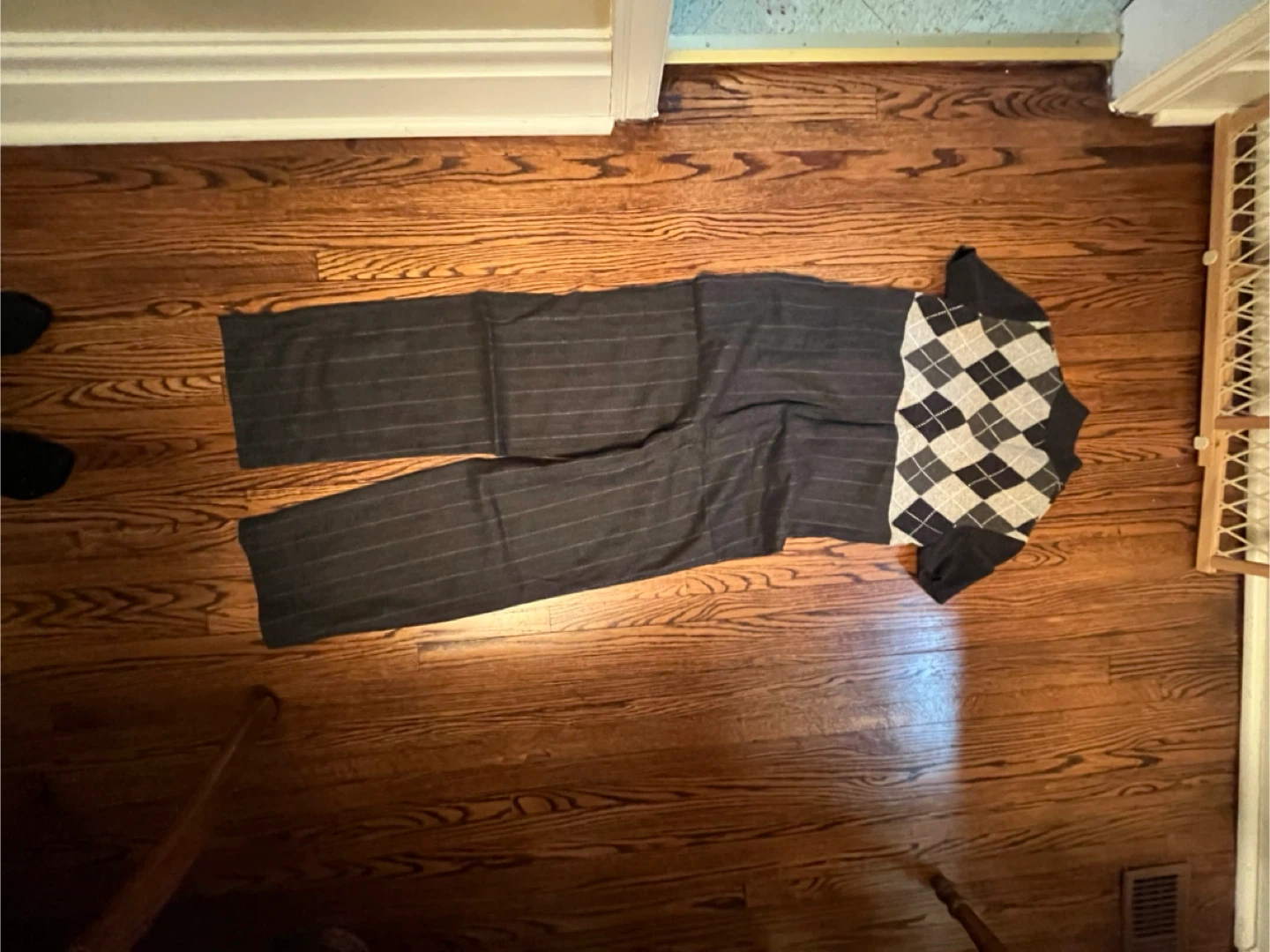 Women's Argyle and Pinstripe Jumpsuit - photo 4