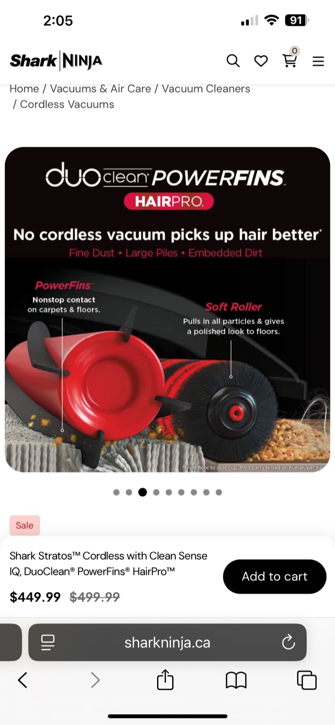 Brand New in Box Shark Stratos Cordless Vacuum - photo 2