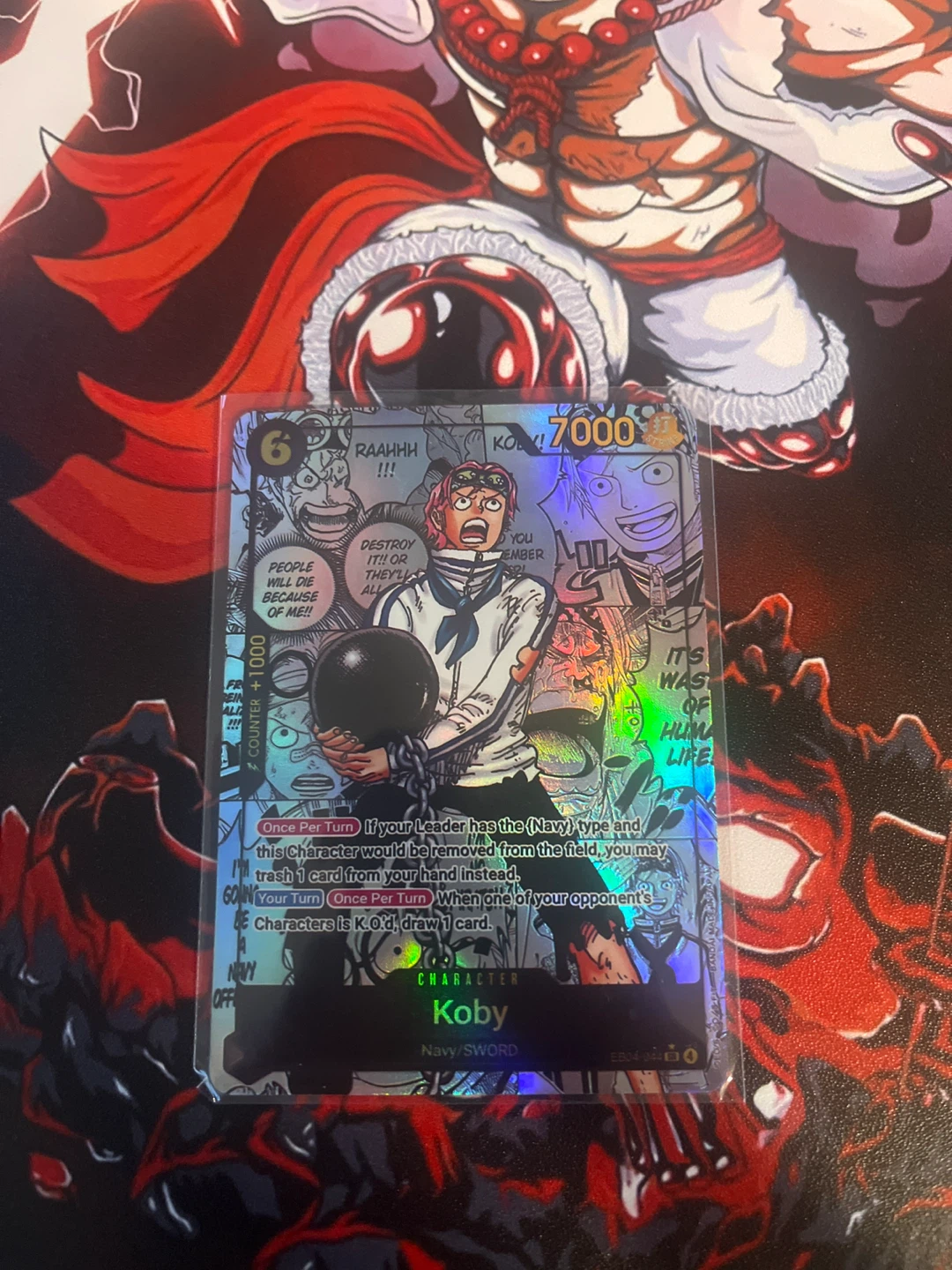 One Piece Card Game Koby Character Card