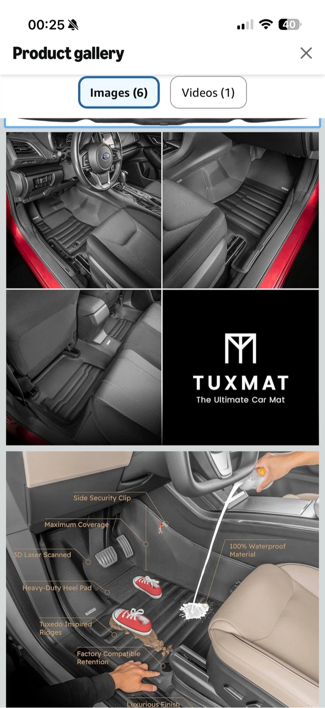 TUXMAT All-Weather Car Floor Mats - photo 2