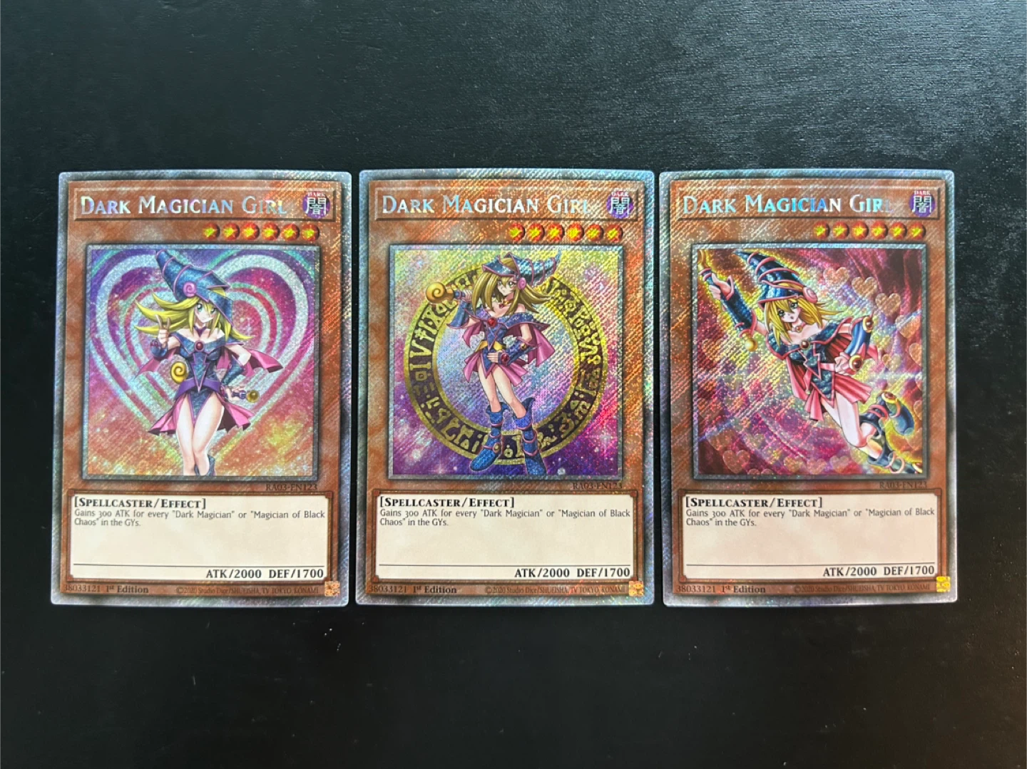 Yu-Gi-Oh! Dark Magician Girl Card Lot RA03-EN123