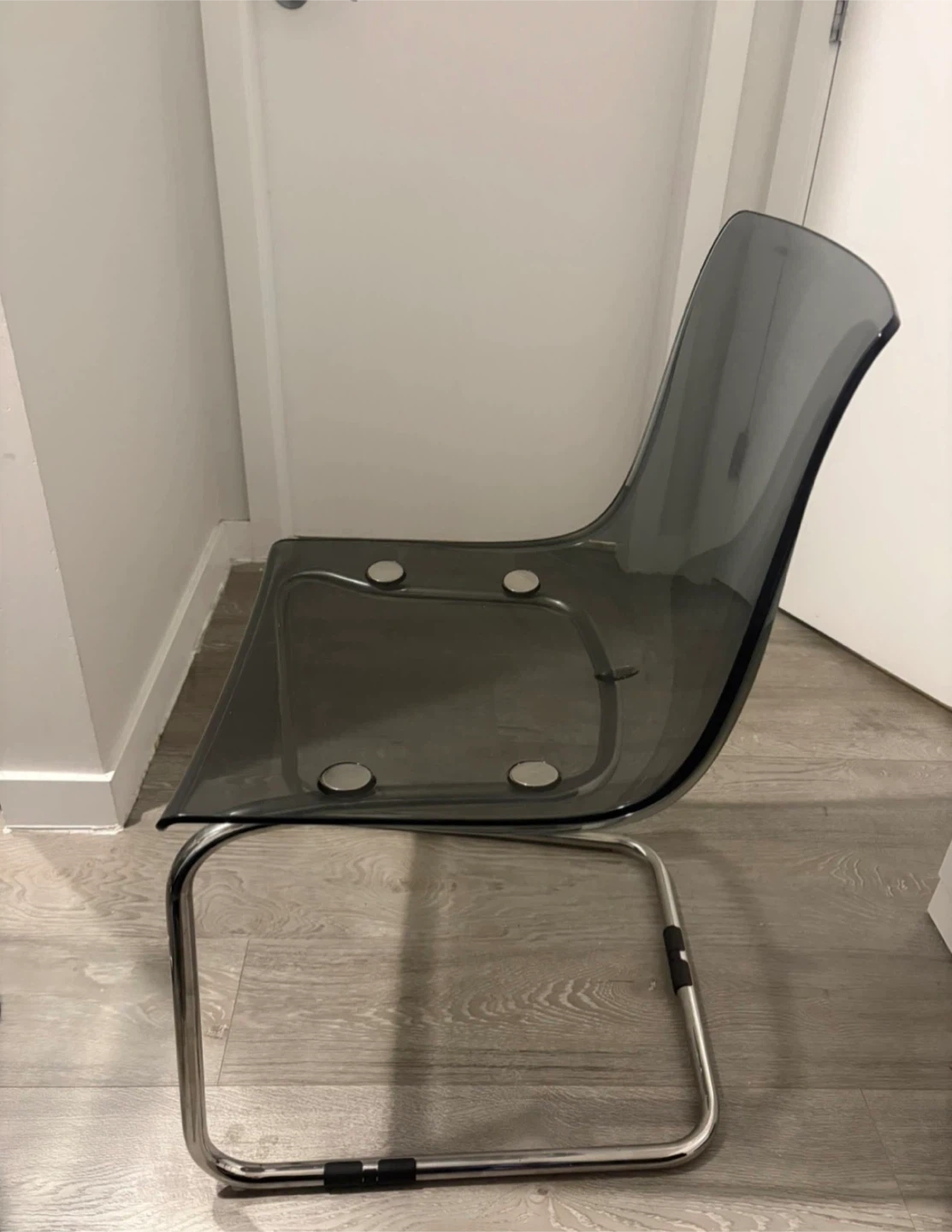 IKEA TOBIAS Chair Transparent/Chrome Plated - photo 4