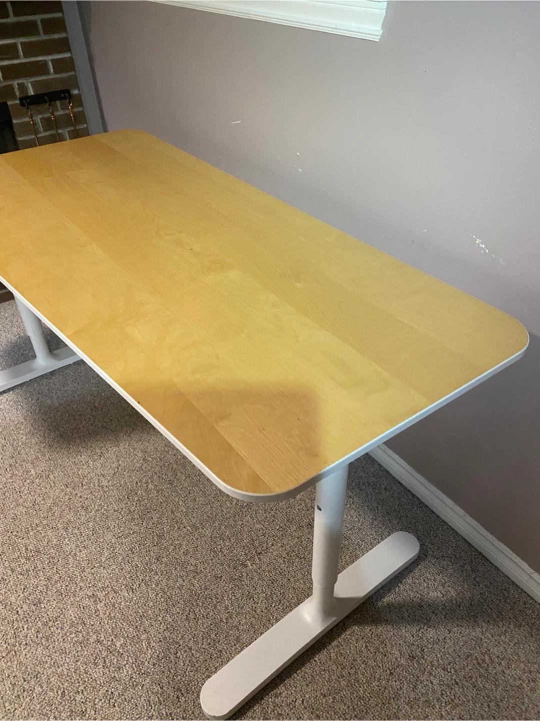 Ikea Corner Desk - Birch Top(delivery available) - photo 4