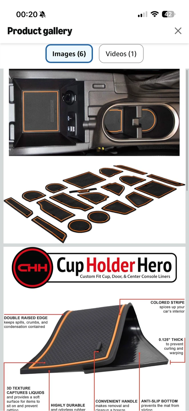 Car cup holder inserts - photo 2