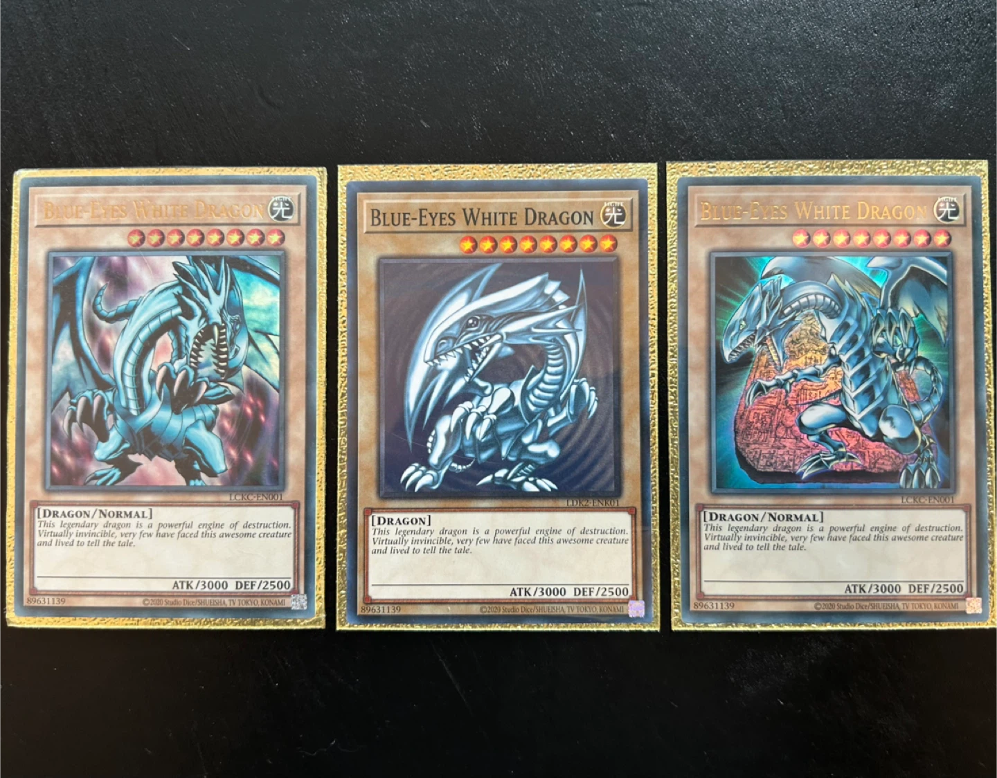 Yu-Gi-Oh! Blue-Eyes White Dragon Card Lot