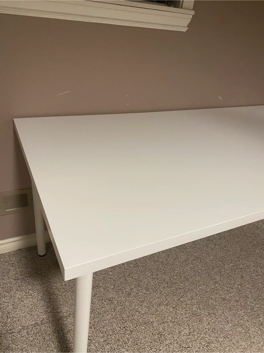 white ikea desk(delivery available) - photo 2