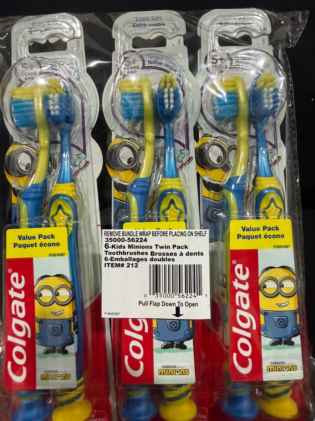 Colgate Kids Selected Character 12pk Extra Soft Toothbrushes
