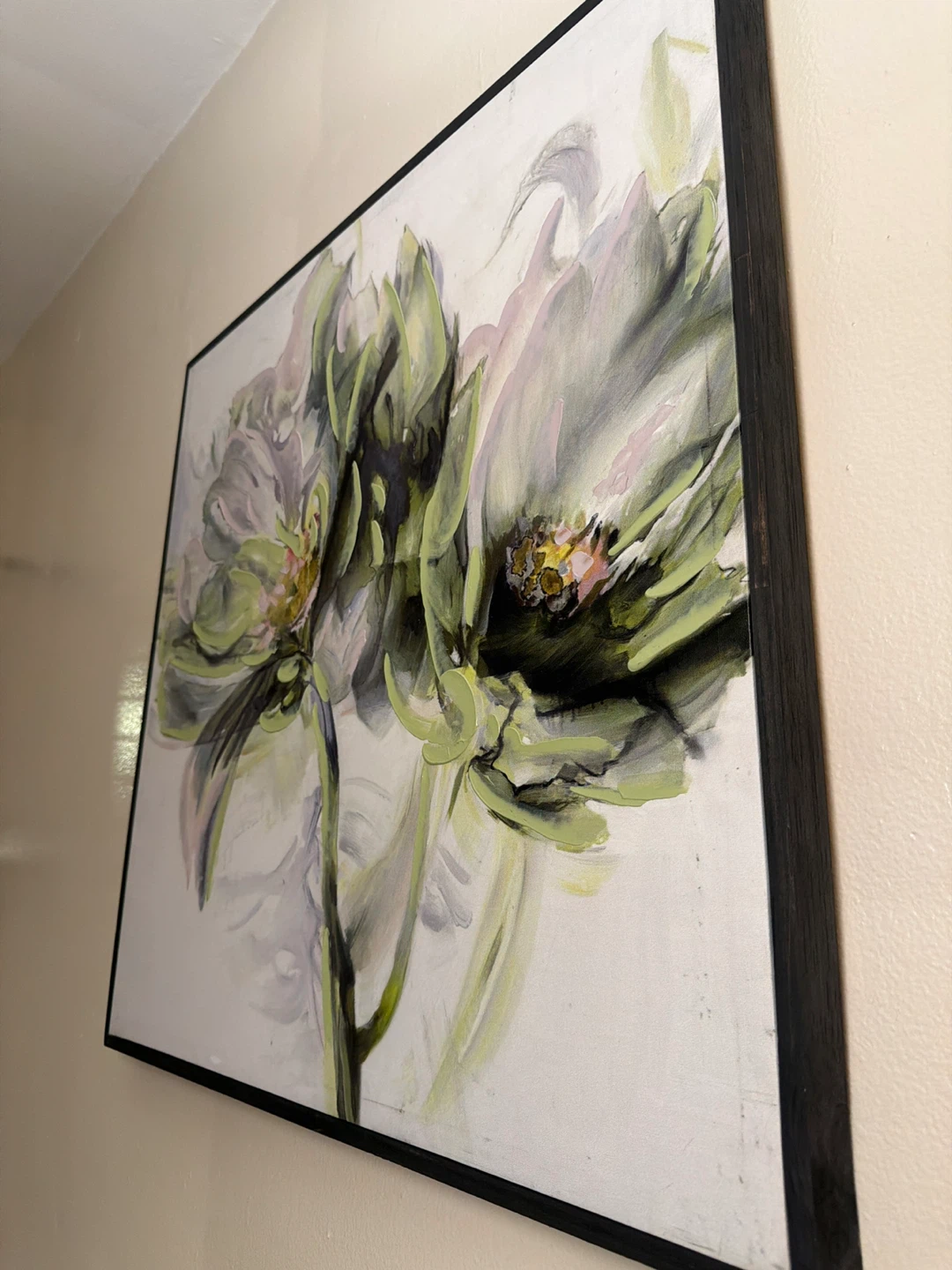 Floral Wall Art - framed canvas - photo 2