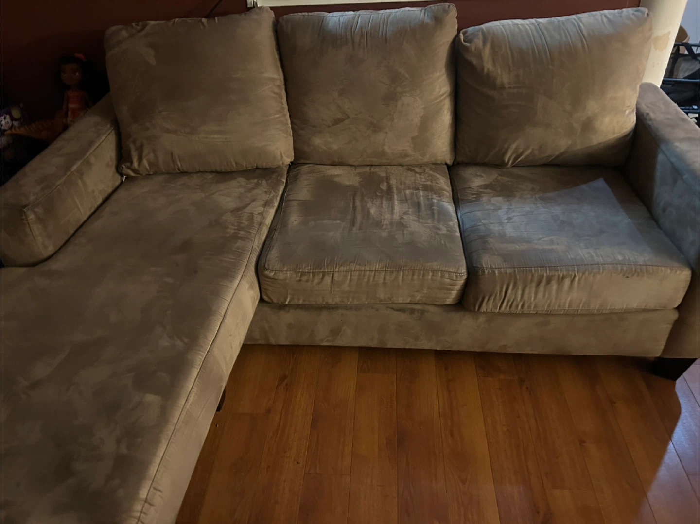 Taupe Sectional Sofa