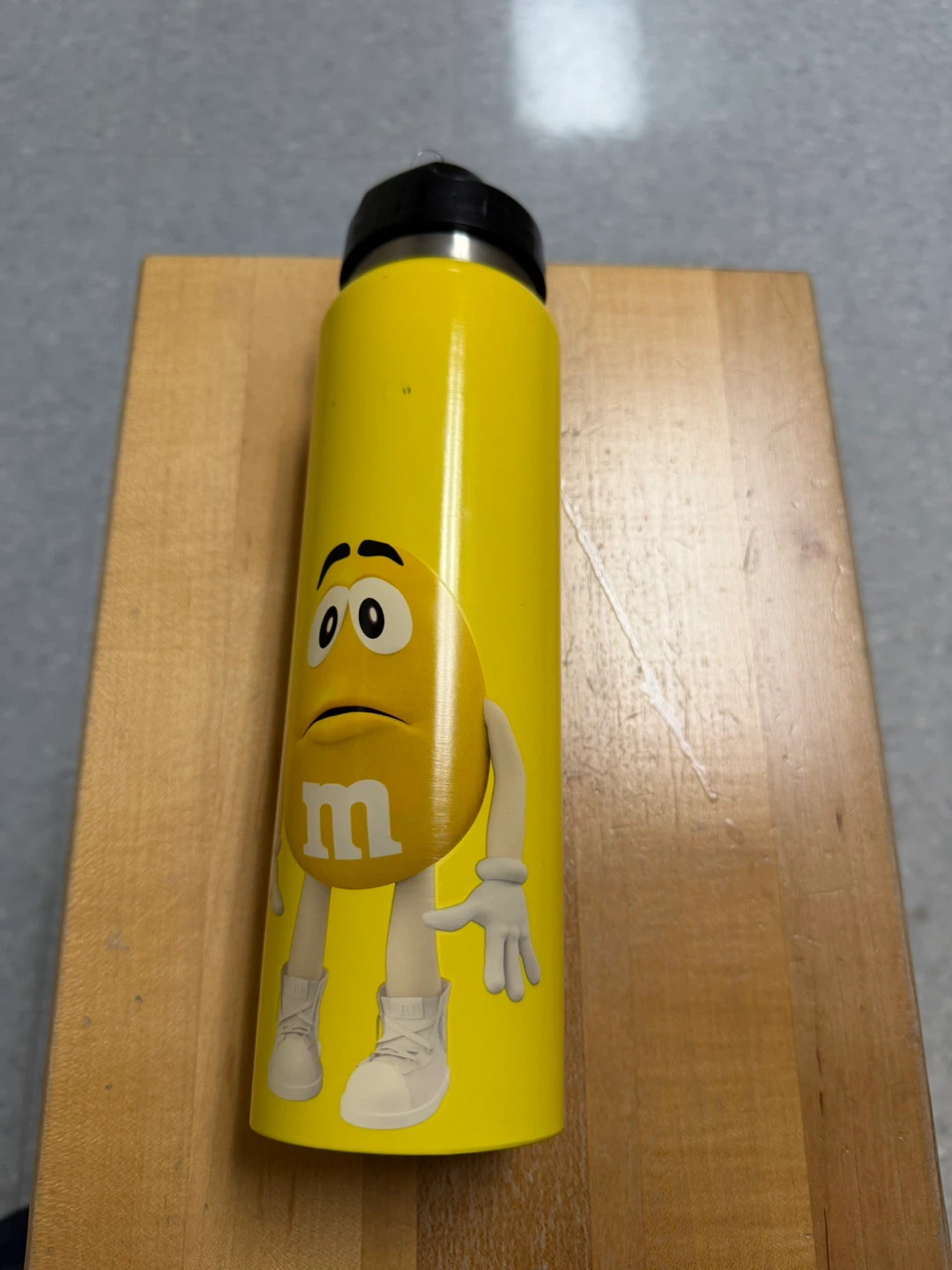 M&M's Yellow Character Water Bottle