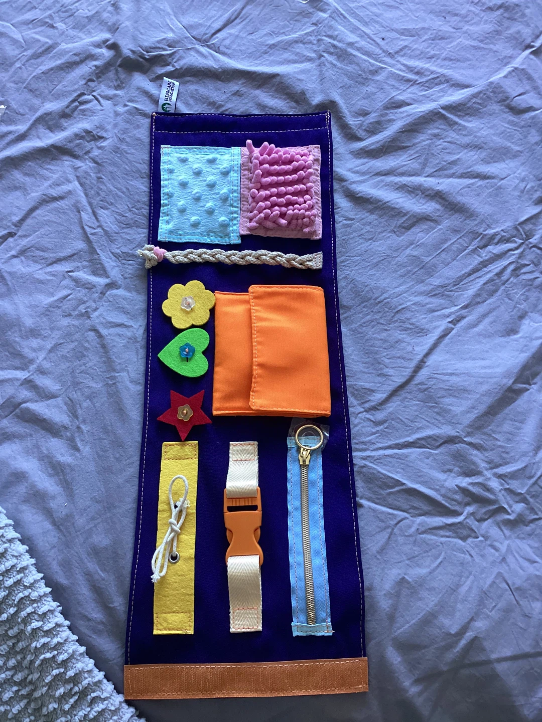 Sensory Busy Board ideal for Fine Motor Skills, Sensory Mat - photo 2