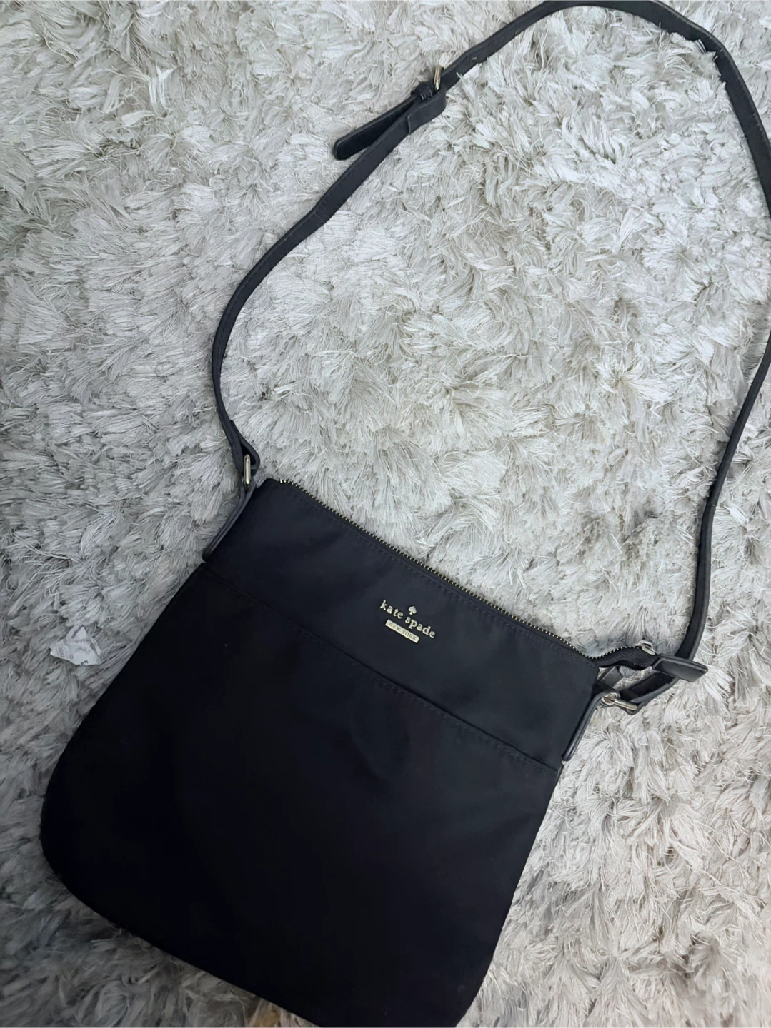 Kate Spade Black Nylon Crossbody Bag