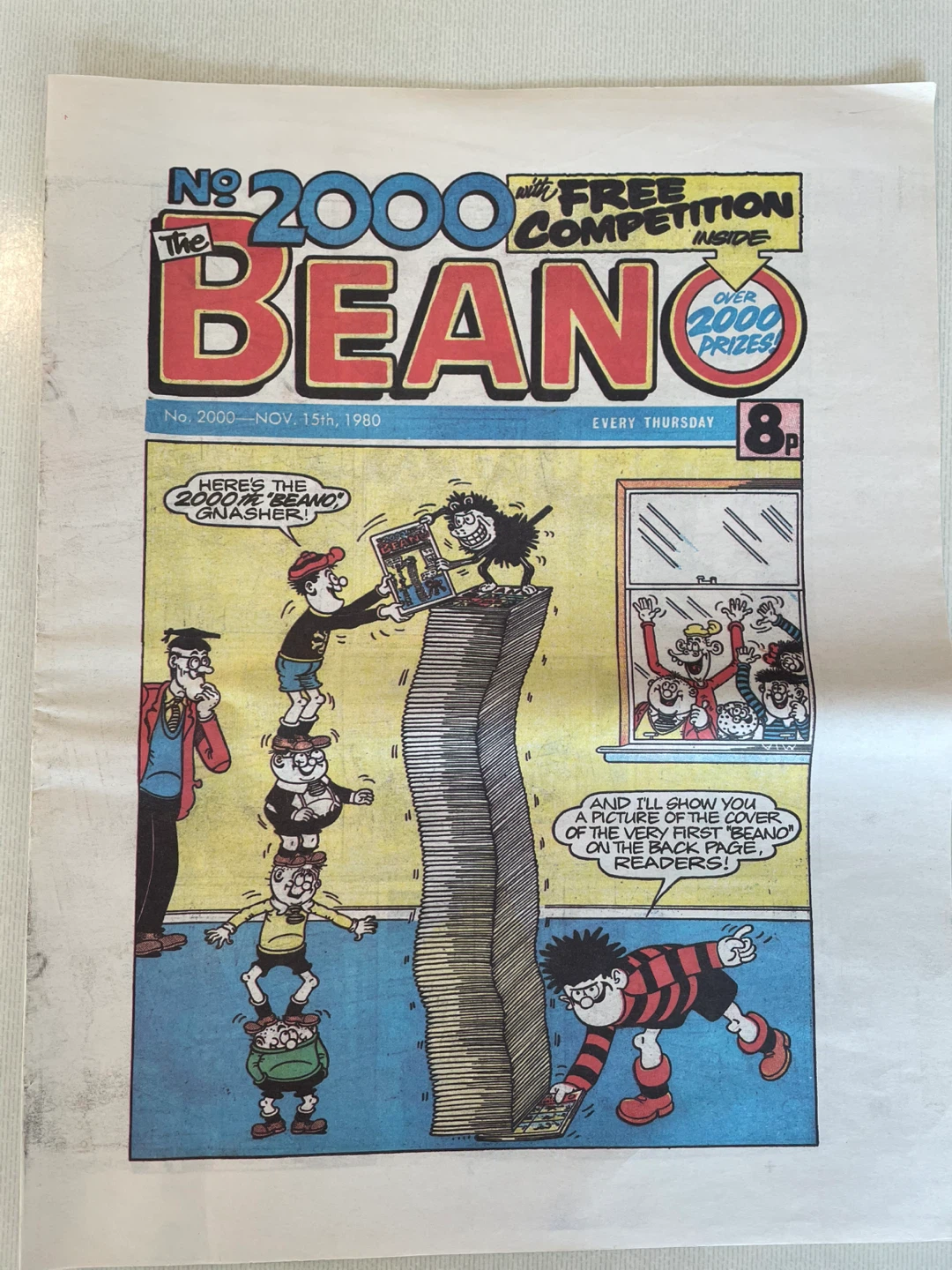 Beano newsprint comic (1980)