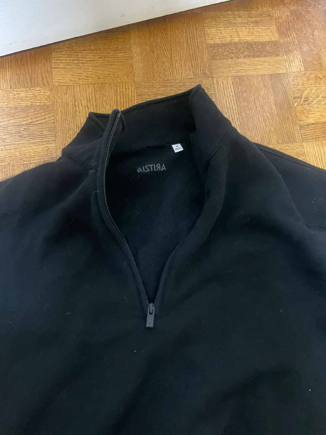 Aritzia Black Half-Zip Sweater - photo 2