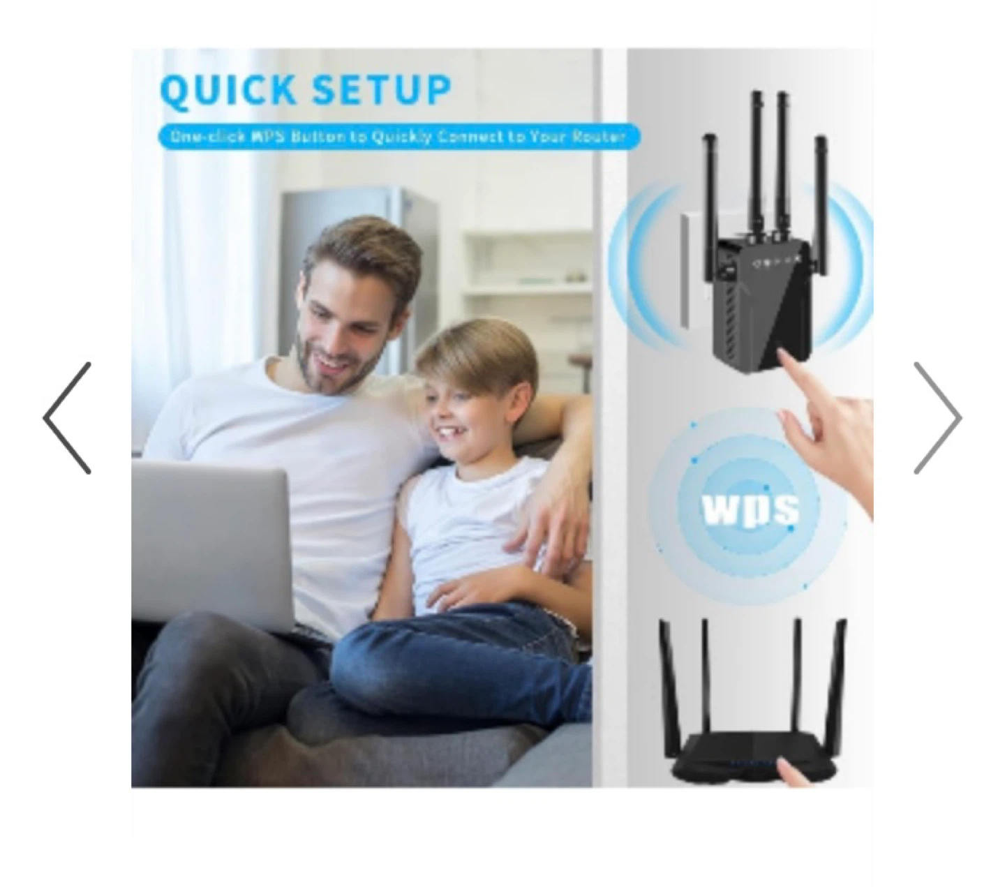 300Mbps Wireless Repeater WiFi Extender - photo 3