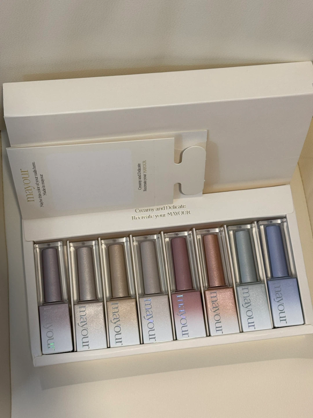 Korean magnetic gel nail 8 colors set - photo 4