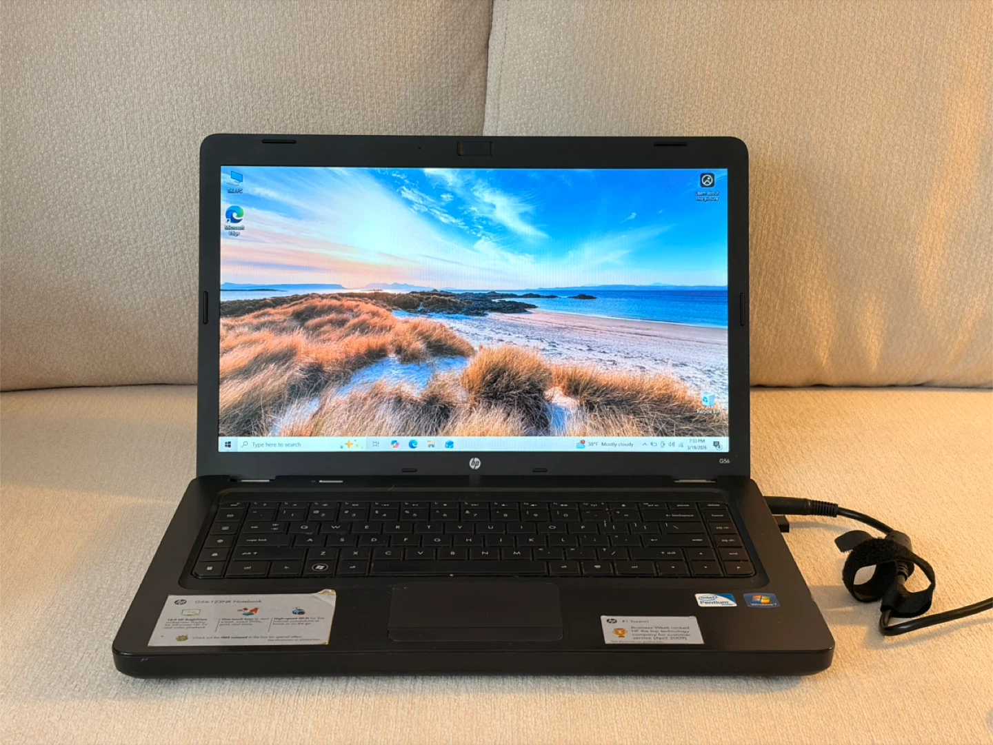 HP 15.6" Notebook G56-123NR Laptop