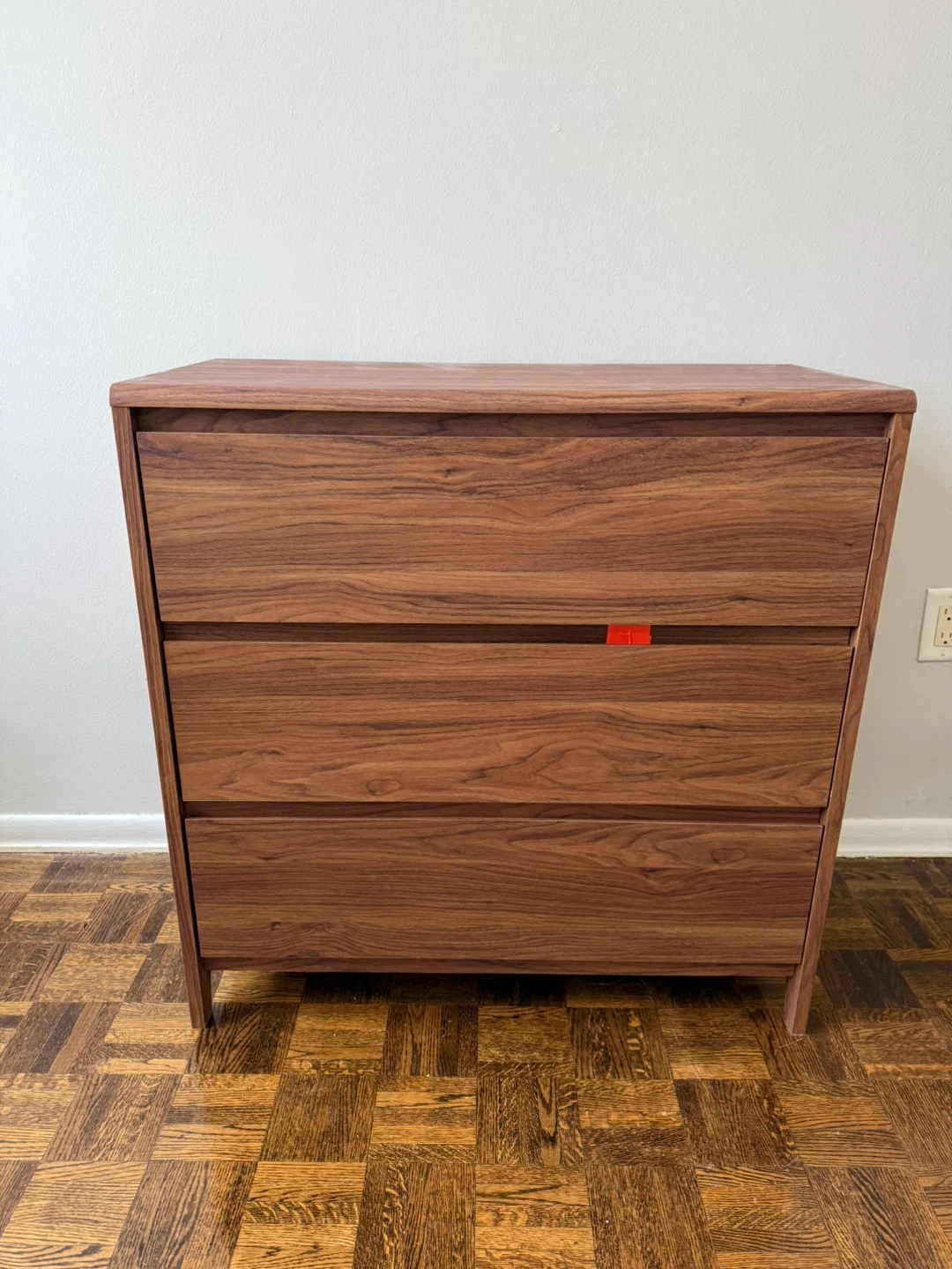 3 Drawer Dresser - Wood Finish
