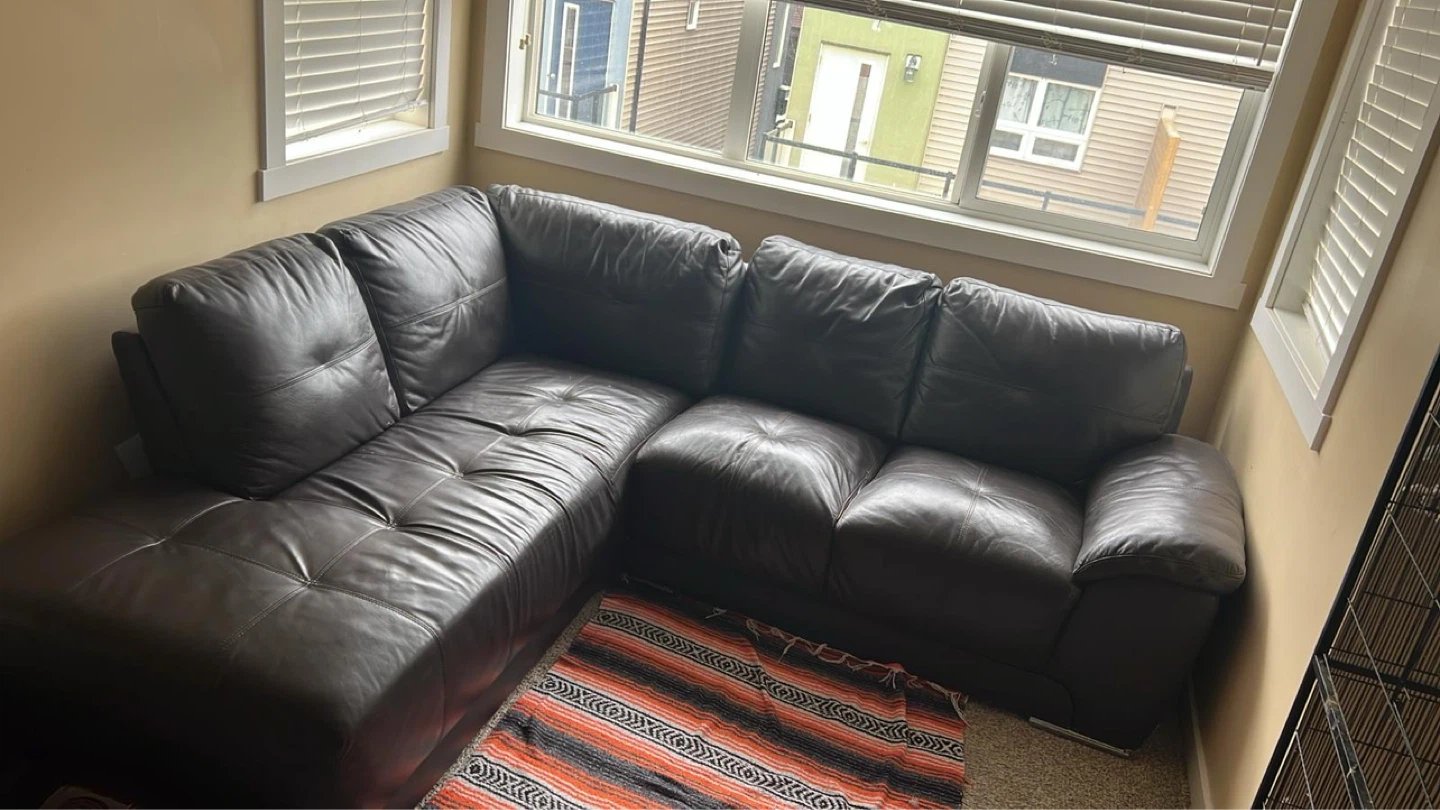 Dark Brown Sectional Sofa