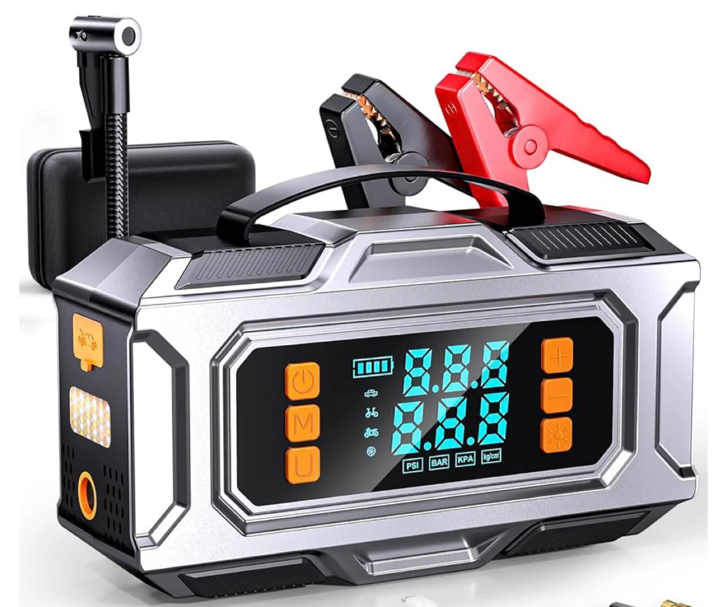 Portable Jump Starter with Air Compressor