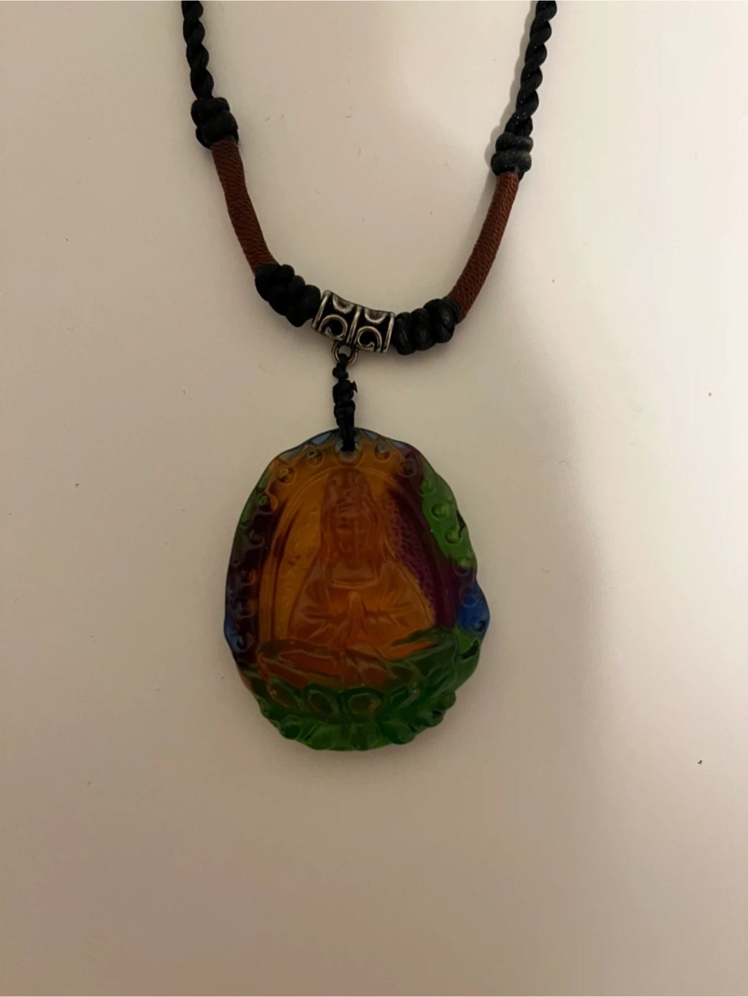Buddha Pendant Necklace & Stone Pendant Necklace - photo 3