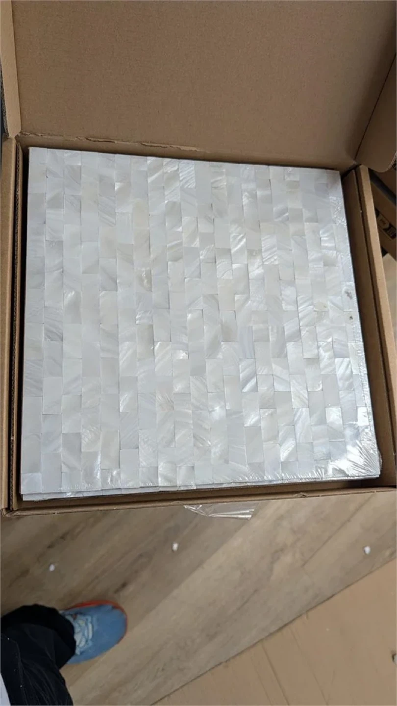 Mother of Pearl Mosaic Tile - 11.8" x11.8" Seashell - photo 3