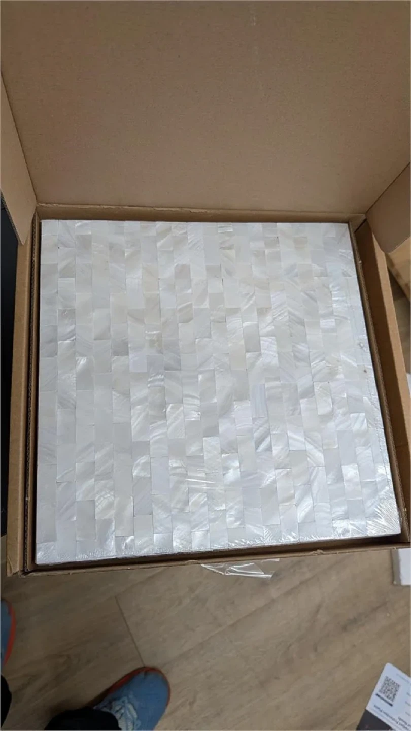 Mother of Pearl Mosaic Tile - 11.8" x11.8" Seashell - photo 2