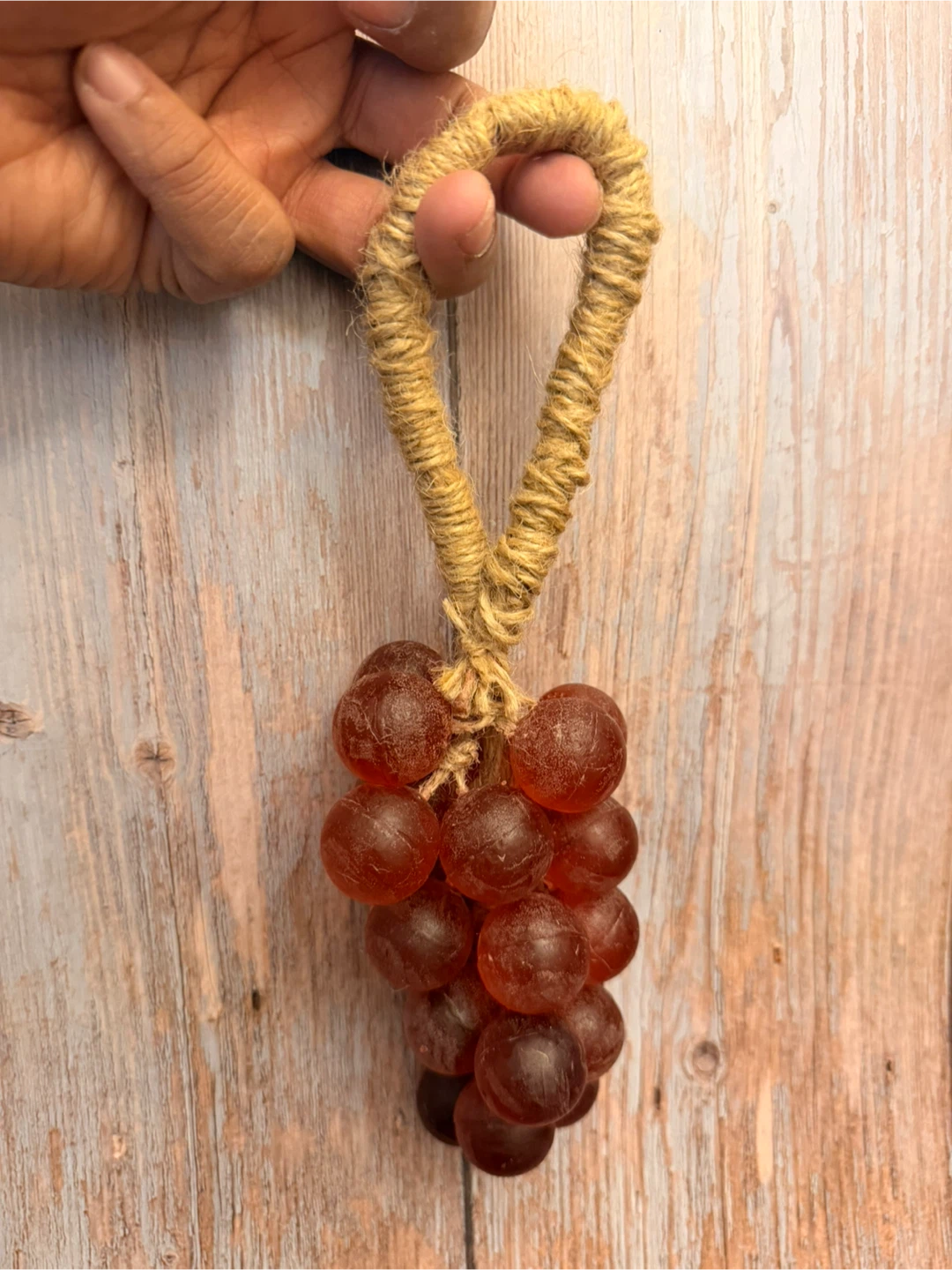 Decorative  soap Grape Cluster Ornament (Assorted Colors) - photo 4
