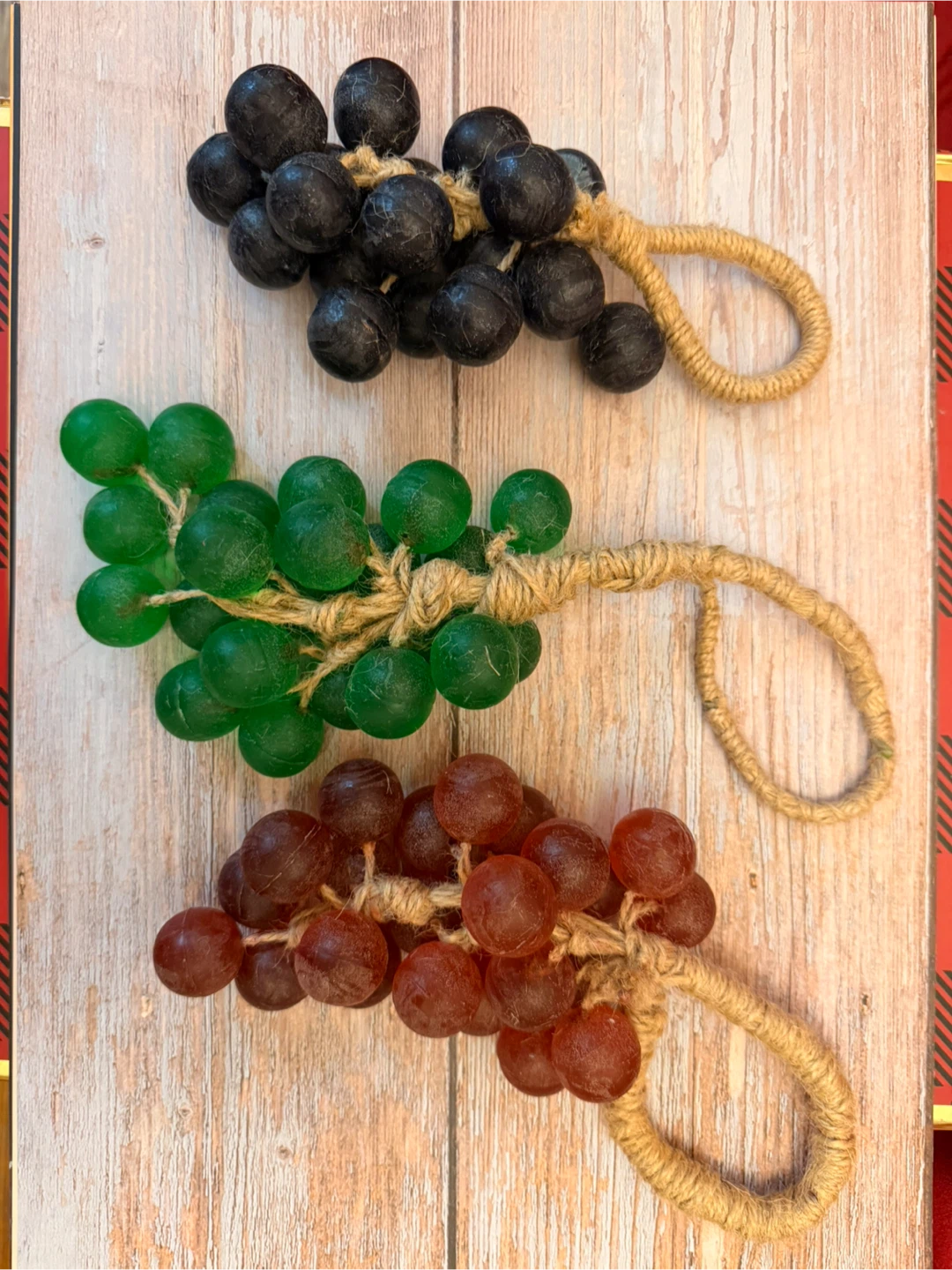 Decorative  soap Grape Cluster Ornament (Assorted Colors) - photo 3