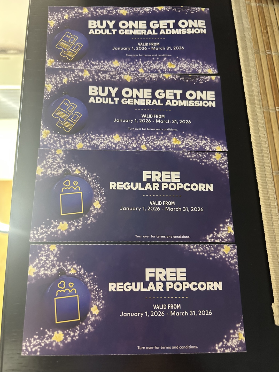 Cineplex coupons for tickets and concession - photo 2