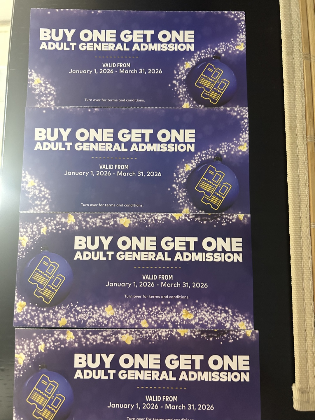 Cineplex coupons for tickets and concession - photo 3