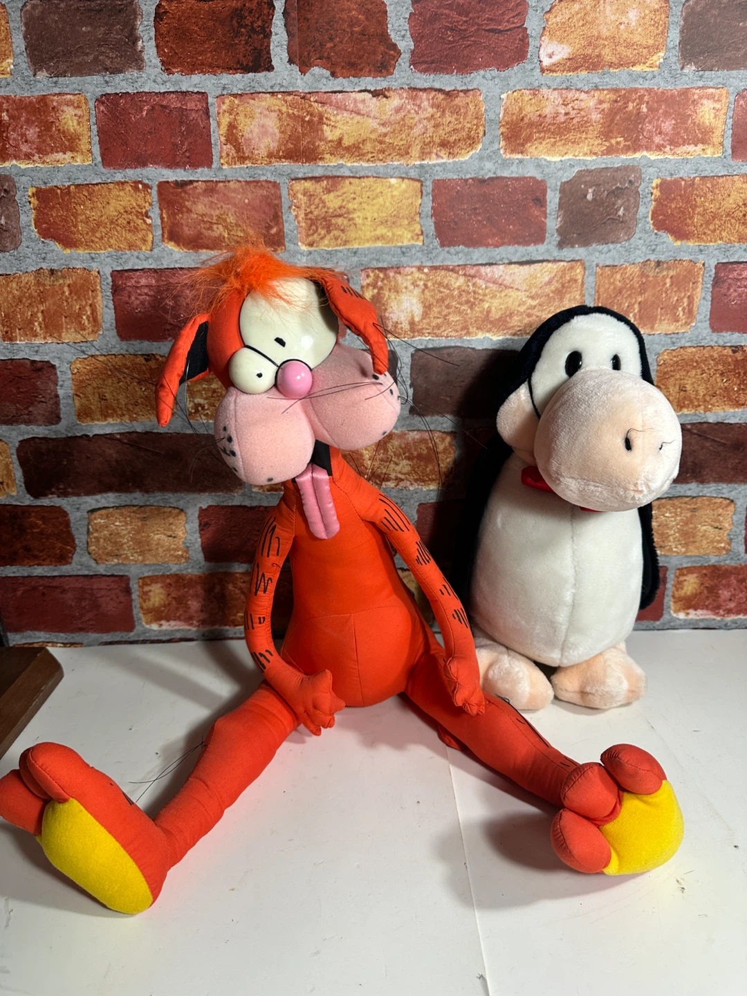 1980s BloomCounty Bill 'N Opus Bill the Cat Opus the Penguin