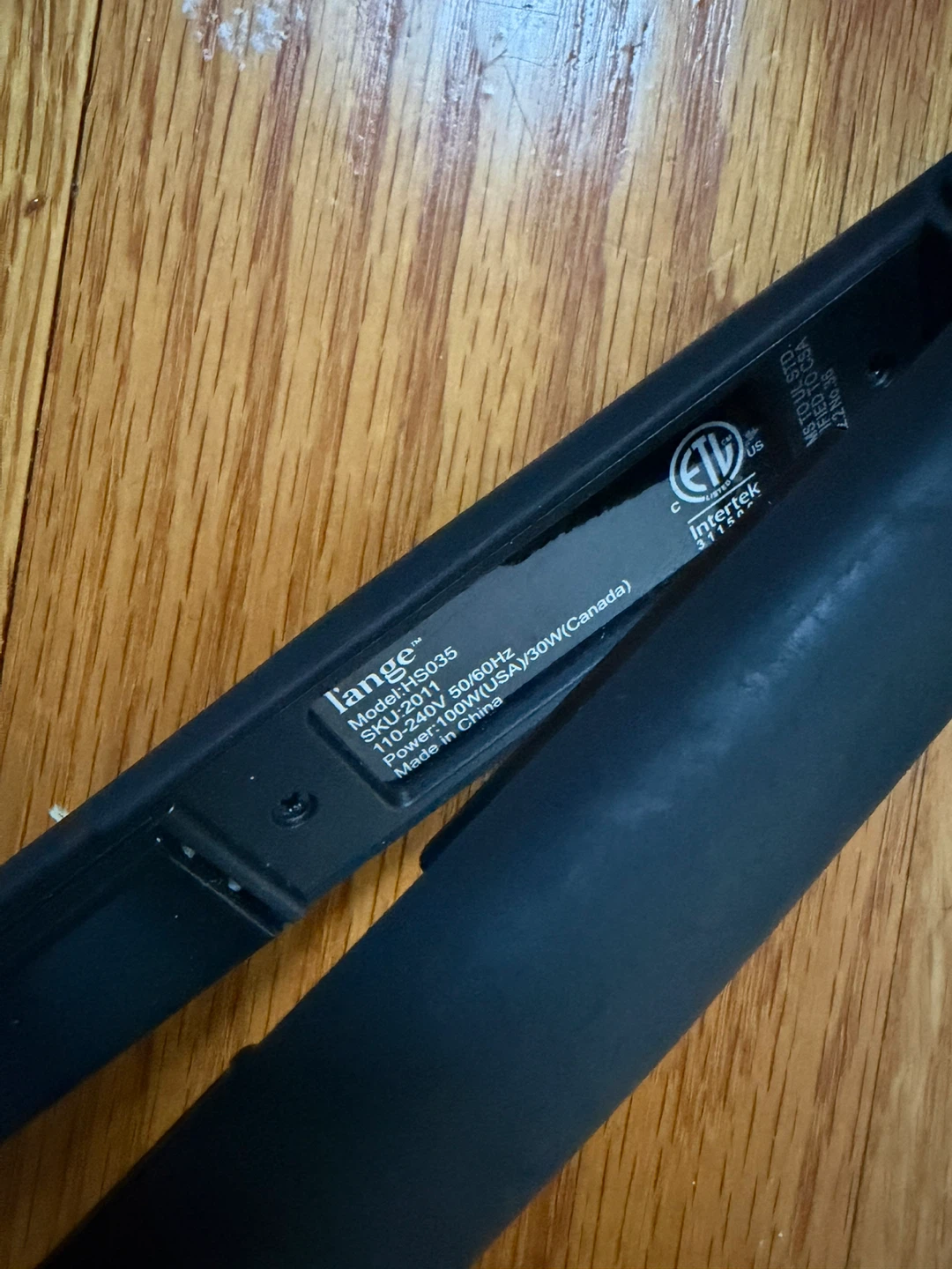 L'ange Hair Straightener - Black - photo 3