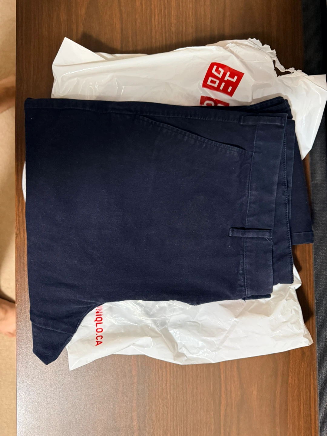 Uniqlo Slim Chino Pants - Navy - size 34 - photo 5