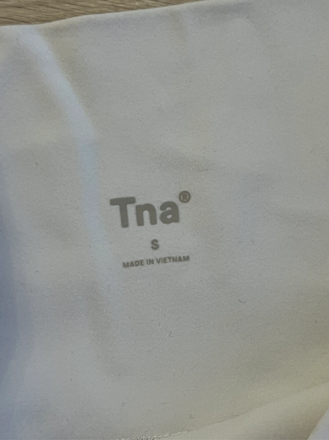 TNA Aritzia White Biker Shorts Size S - photo 3