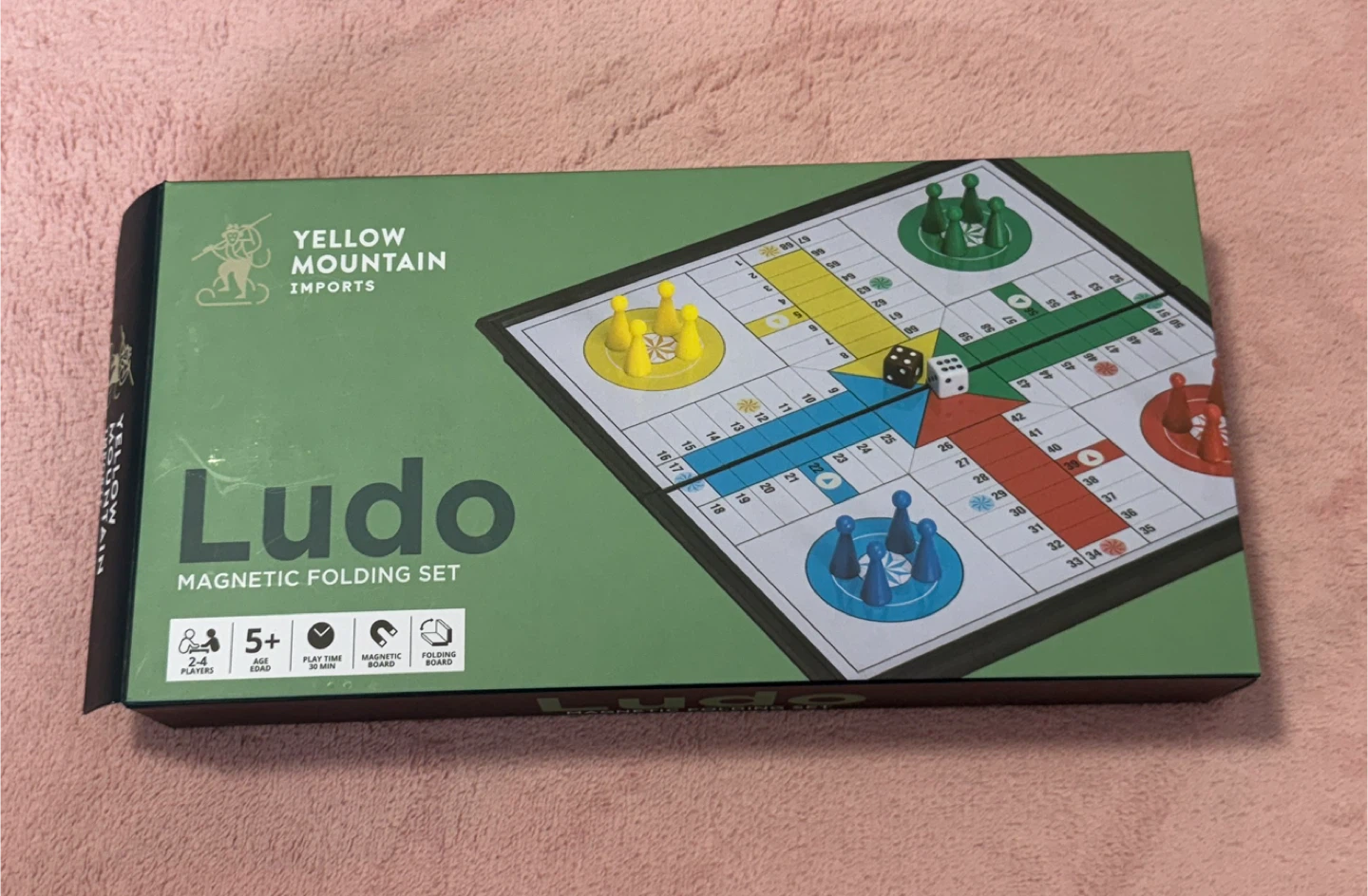 Yellow Mountain Imports Ludo Magnetic Folding Set