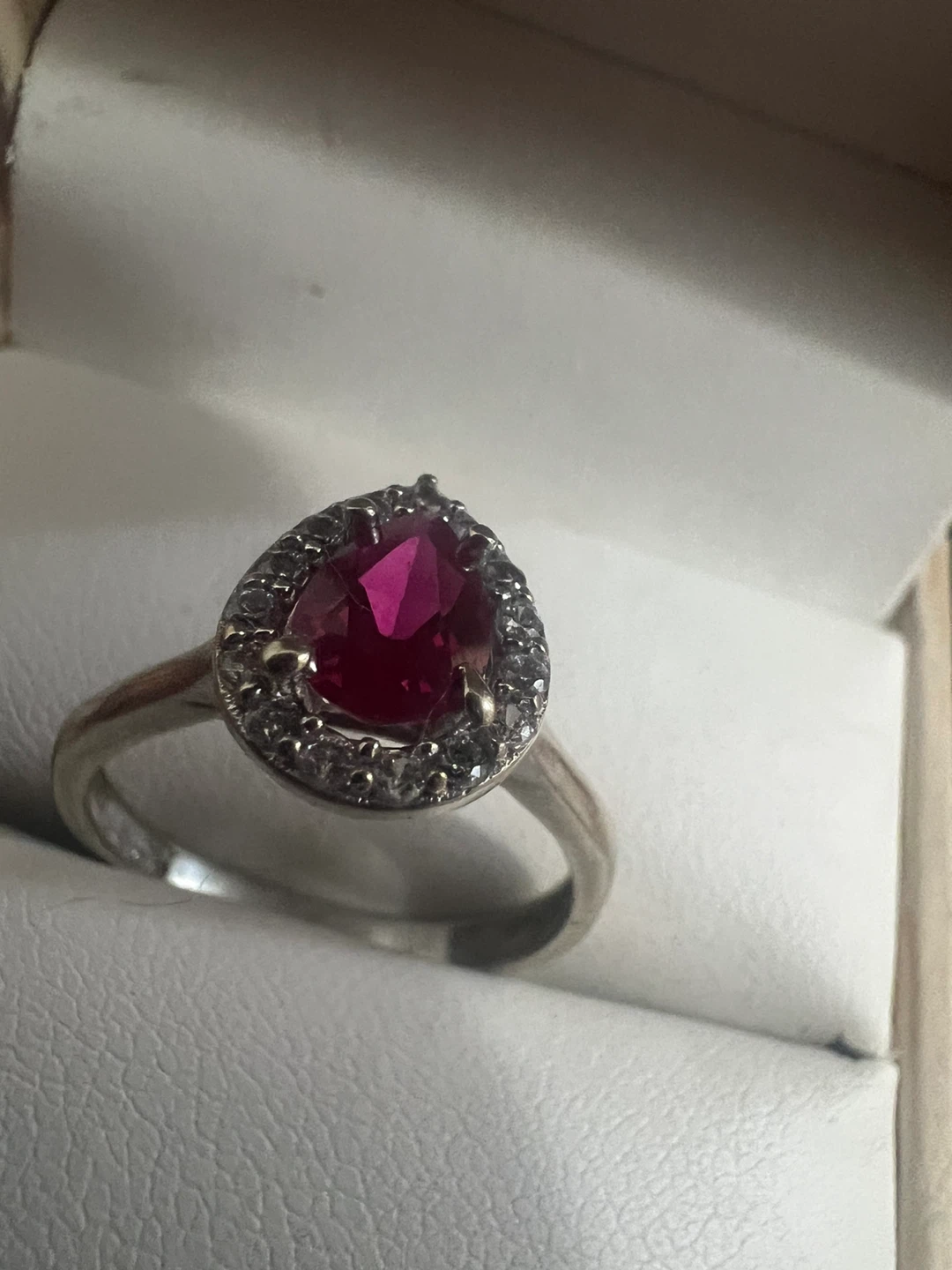 10 k lab ruby ring