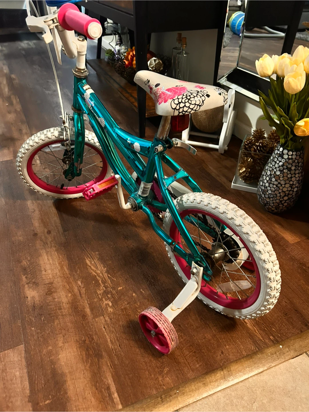 Kids Teal 'Glimmer' Training Bike - photo 5