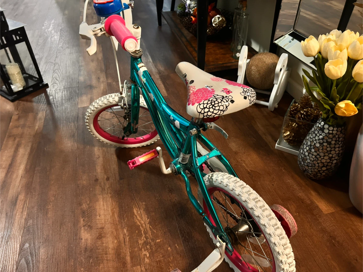 Kids Teal 'Glimmer' Training Bike - photo 4