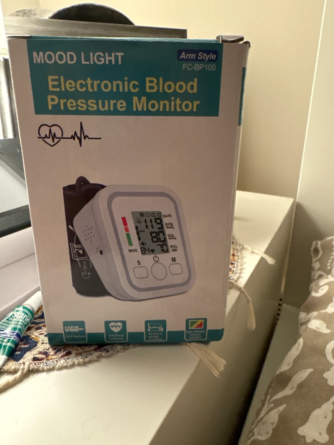 Electronic Blood Pressure Monitor - Arm Style FC-BP100