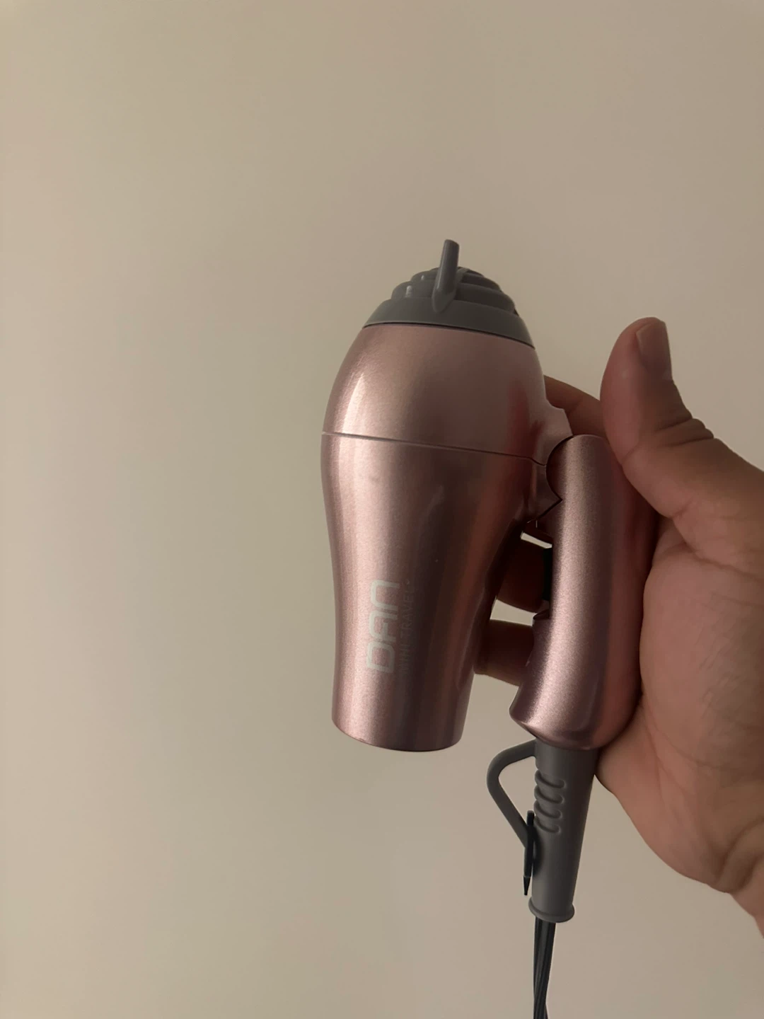 DAN Mini Travel Hair Dryer - Rose Gold - photo 2