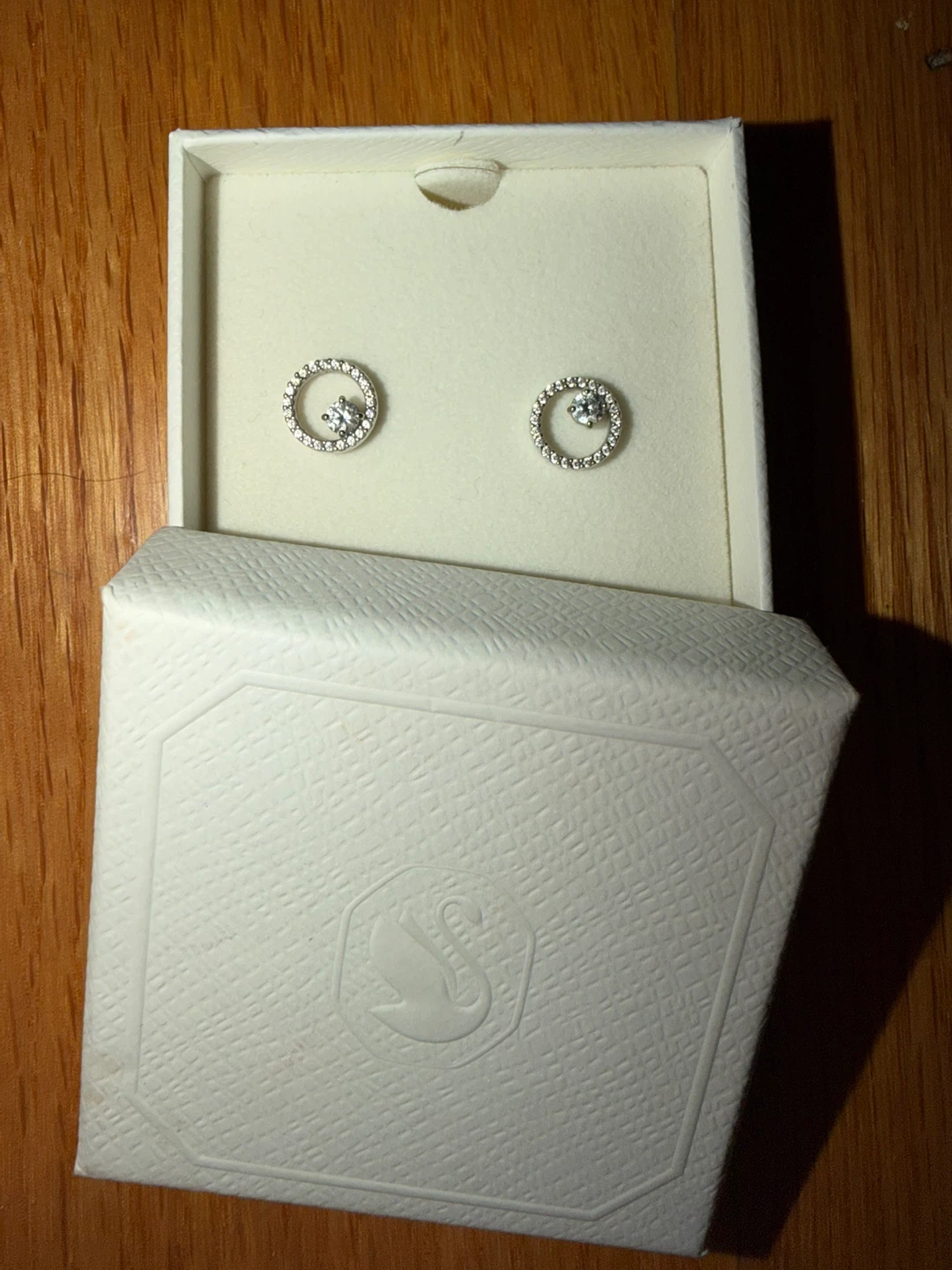Swarovski Circle Earrings