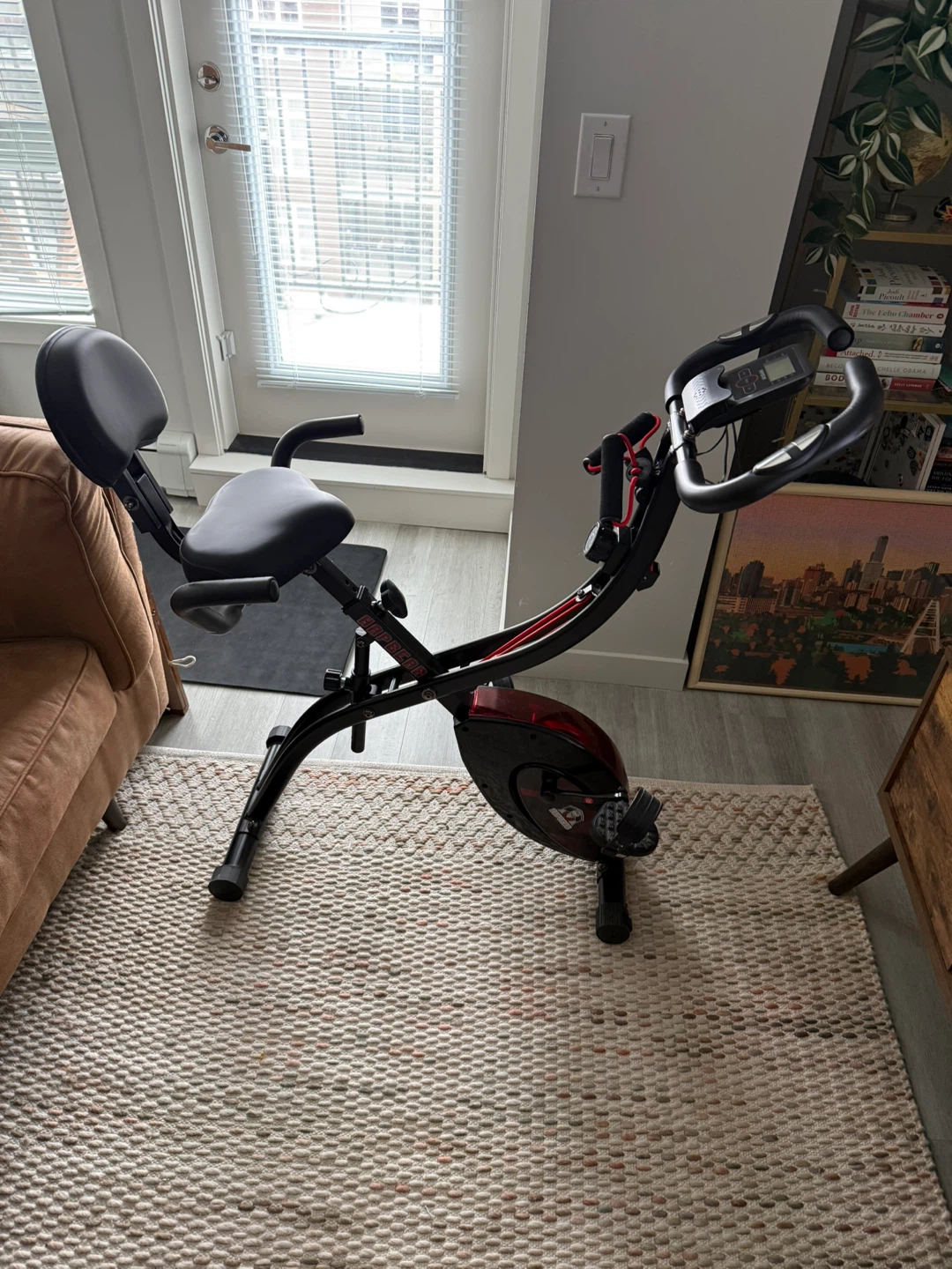 Folding Stationary Exercise Bike - photo 2