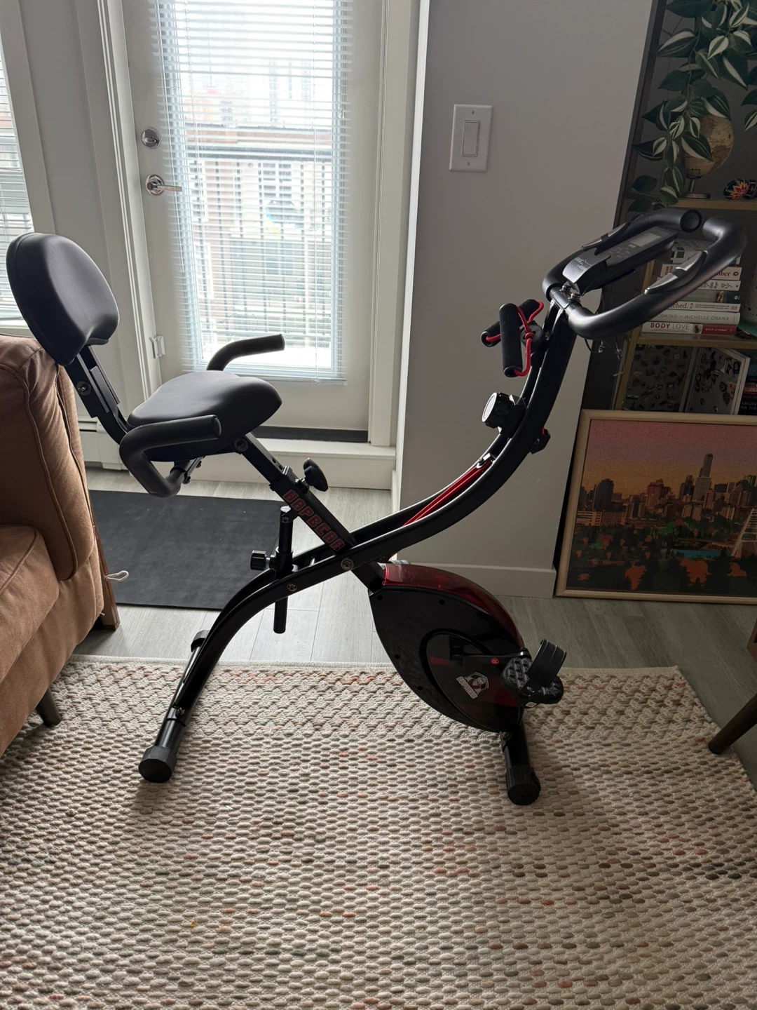 Folding Stationary Exercise Bike
